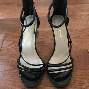 Black Strappy Heels.